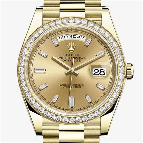 gold rolex tragenend|Rolex gold watches 40mm.